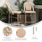 Flash Furniture Lourdes Stackable IndoorOutdoor French Bistro 30 High Barstool, NaturalWhite and Light Natural SDA-AD642001-F-BS-NATWH-LTNAT-GG - alternate 5